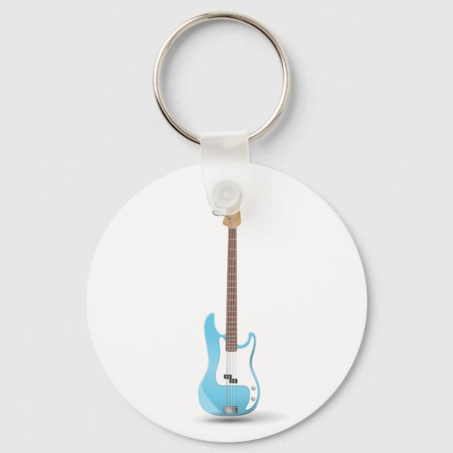 Bass Guitar Nyckelring (Framsida)