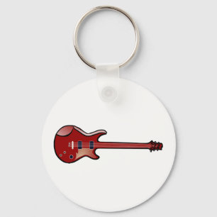 Bass guitar nyckelring