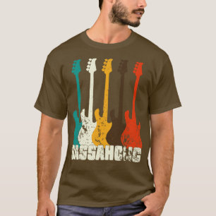 Bass Guitar Player Bassahollasspelare Guitaris T Shirt