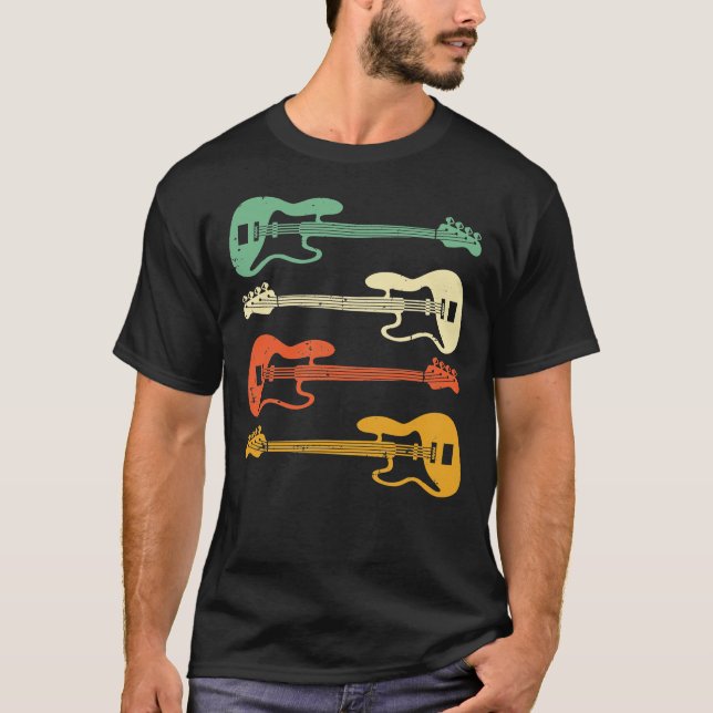 Bass Guitar Player Bassistance Guitarist Plocka Mu T Shirt (Framsida)