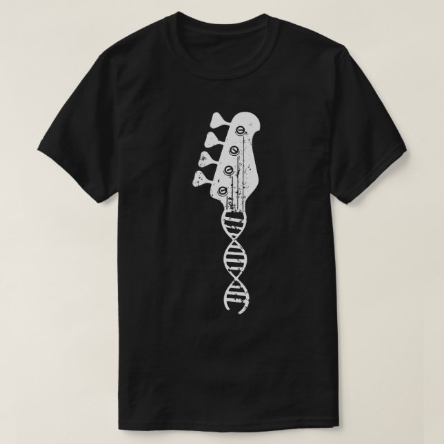 Bass Guitar Player Bassistance Shirt DNA Guitar Ba T Shirt (Design framsida)