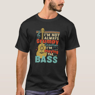 Bass Guitar Player Funny Retro Music Guitars-gåvor T Shirt