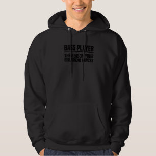 Bass Guitar Player Music Baid Instrument Hoodie