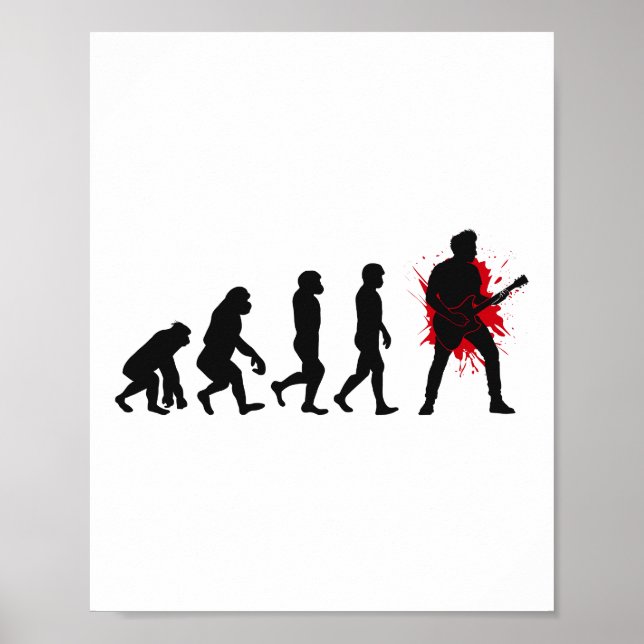 Bass Guitar Player Music Musician Bassistance Funn Poster (Framsidan)