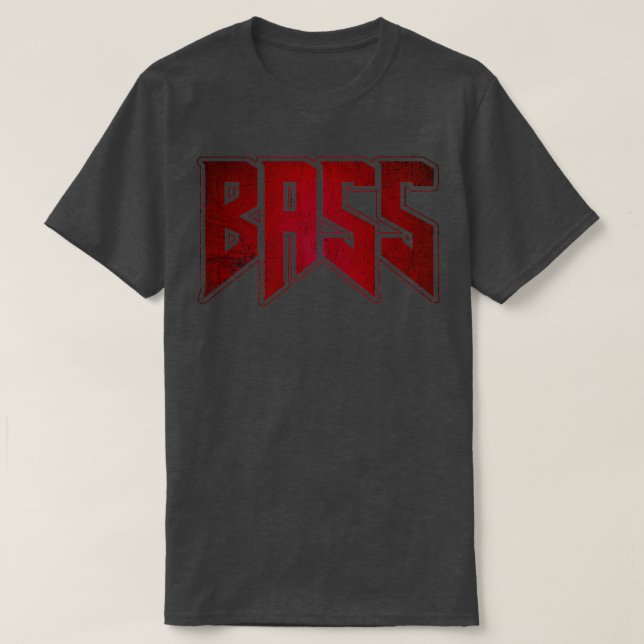 Bass Guitar Player RockHeavy MetalGrunge Band99 T Shirt (Design framsida)