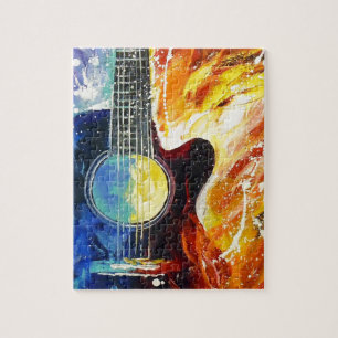 Bass guitar pussel