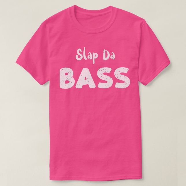 Bass Guitar Slap Da BassGuitar Ord Premium T Shirt (Design framsida)