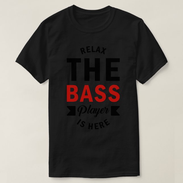 Bass Guitar T Shirt (Design framsida)