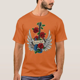 Bass Guitar Vingar Ro Rock and roll Vintage Musi T Shirt