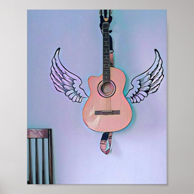 Bass guitarist-gåva poster (Framsidan)
