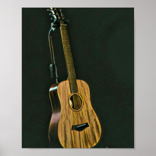 Bass guitarist-gåva poster