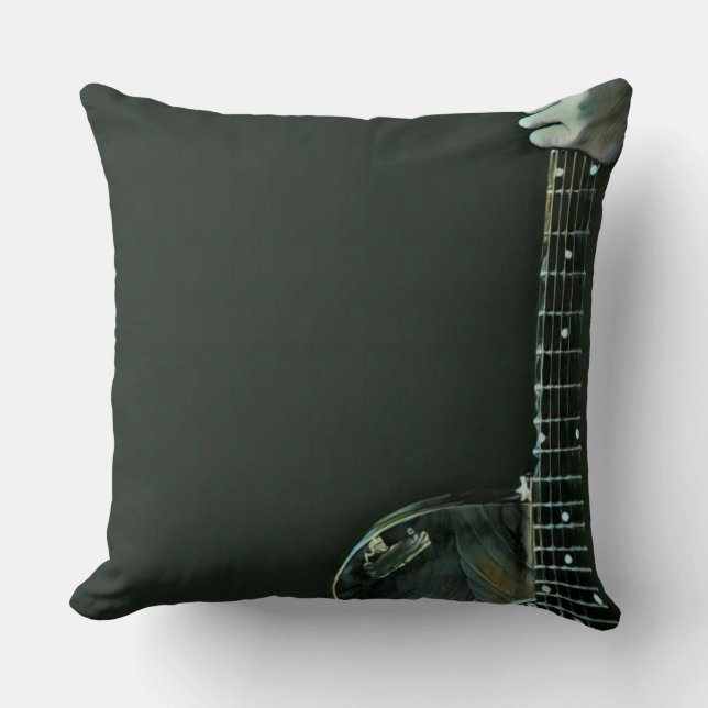 Bass guitarist-gåvor kudde (Framsida)