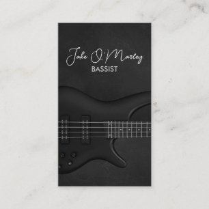 Bass Guitarist Guitar Bassistance Visitkort