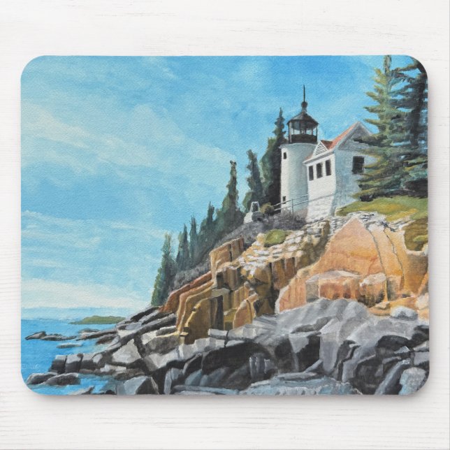 Bass Harbor fyr Musmatta (Framsidan)