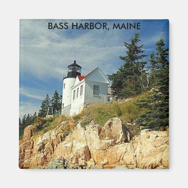 BASS HARBOR, MAINE MAGNET (Framsidan)