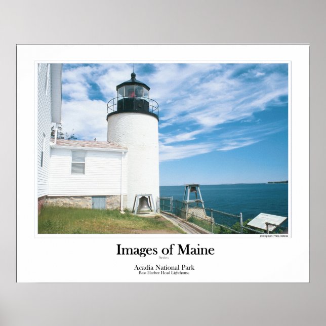Bass Harbour Head Light Poster (Framsidan)