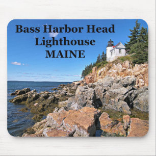 Bass Harbour Head Lighthouse, Maine Mousepad Musmatta