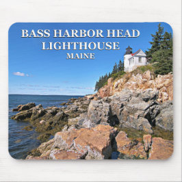 Bass Harbour Head Lighthouse, Maine Mousepad Musmatta
