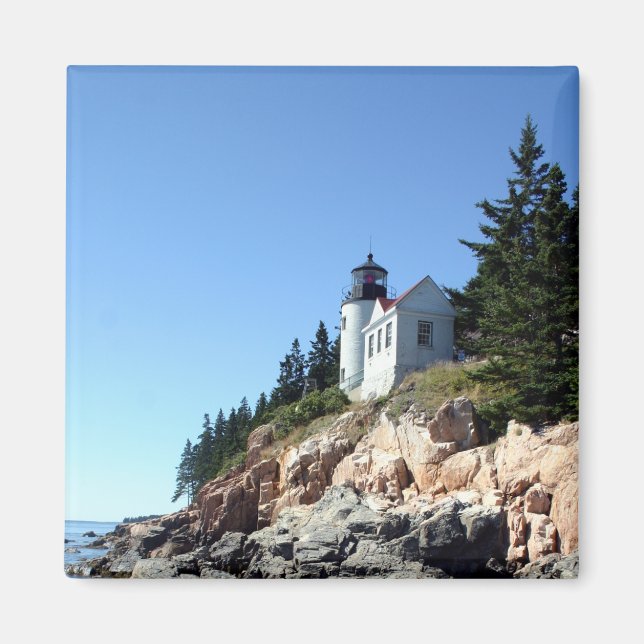 Bass Harbour Light Magnet (Framsidan)