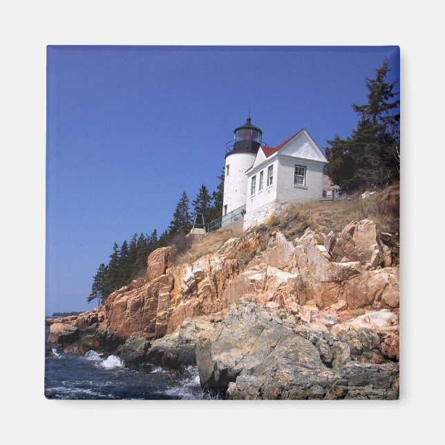 Bass Harbour Lighthouse Magnet (Framsidan)
