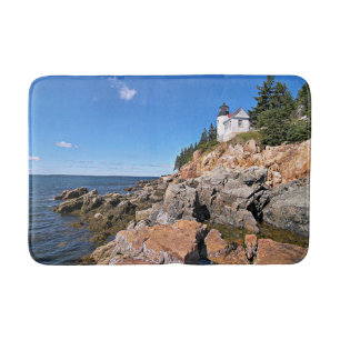 Bass Harbour Lighthouse, Maine Bath Mat Badrumsmatta