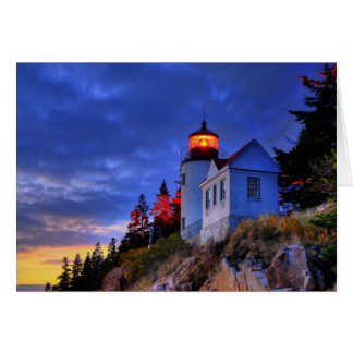 Bass Harbour Lighthouse, Maine Hälsningskort