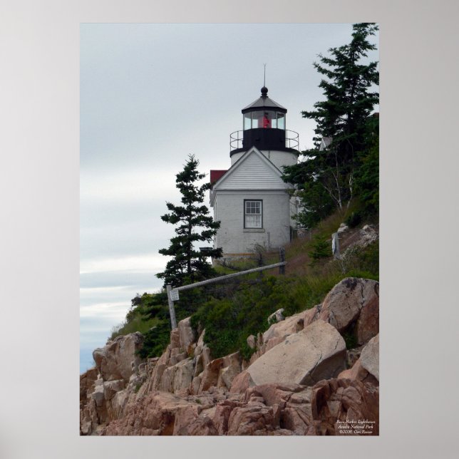 Bass Harbour Lighthouse Poster (Framsidan)