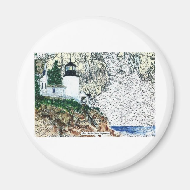 Bass Harbour Magnet (Framsidan)