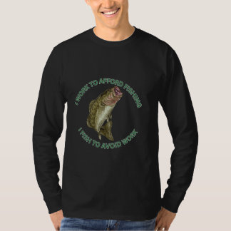Bass I arbetar för att ge råd åt fiske i fisk för T Shirt