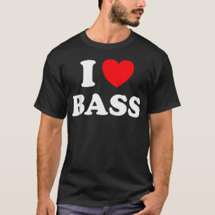 Bass Kärlek Roligt Djupt Högtalare Rik Förstärknin T Shirt