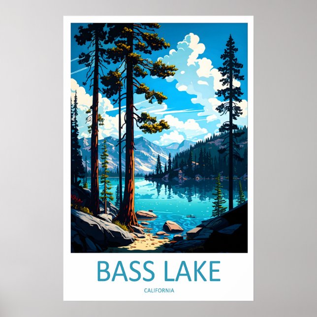 Bass Lake 1 Poster (Framsidan)