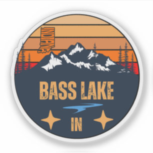 Bass Lake, Indiana Klistermärken