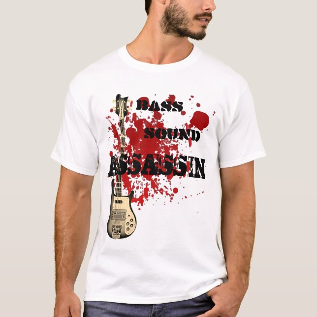 "BASS LJUD ASSASSIN" T-Shirt (Framsida)