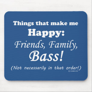 Bass Makes Me Lycklig Musmatta