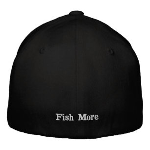 Bass Man Fiske Mer Basebollhatt Broderad Keps
