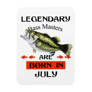 Bass Masters juli Magnet