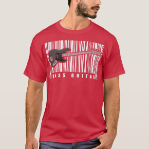 Bass Player Barcode Music Musician BassistanceBass T Shirt