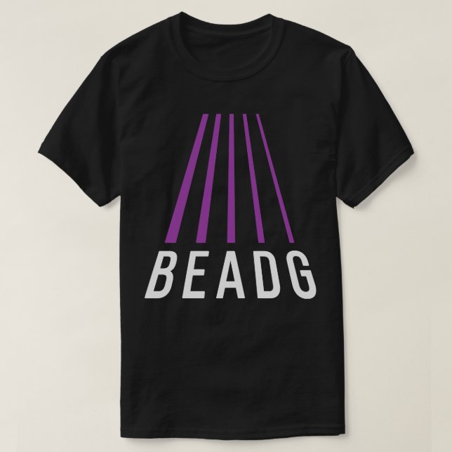 Bass Player Gift BEADG 5 String Bass Guitar Perspe T Shirt (Design framsida)