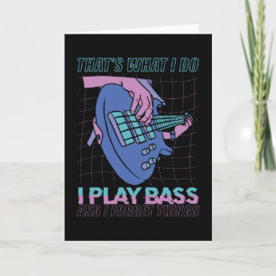 Bass Player Gift Kort