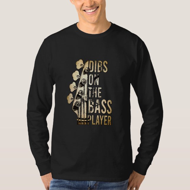 Bass Player Guitar Musician 2 T Shirt (Framsida)