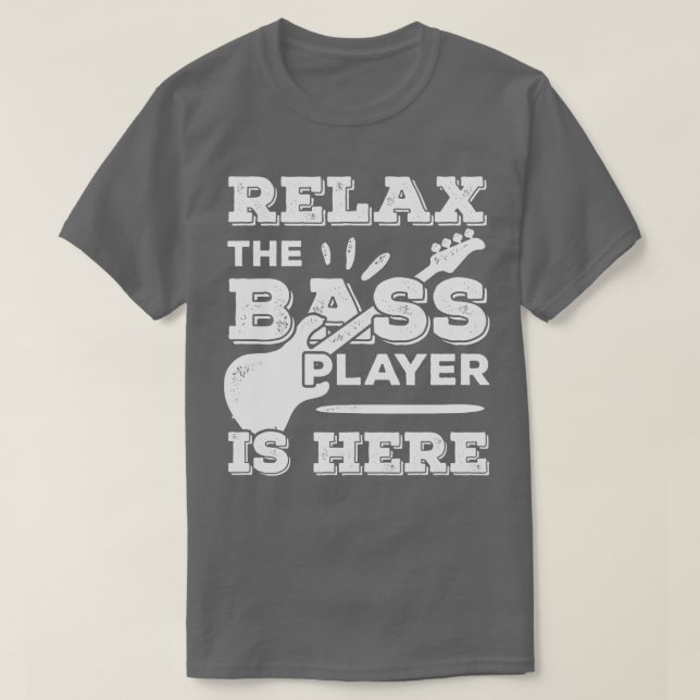 Bass Player Guitar Musician Bassistance Gift T Shirt (Design framsida)