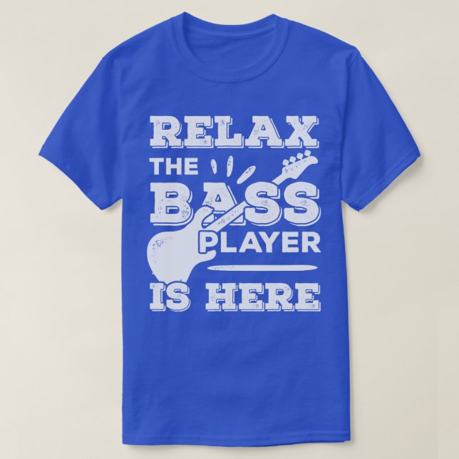 Bass Player Guitar Musician Bassistance Gift T Shirt (Design framsida)