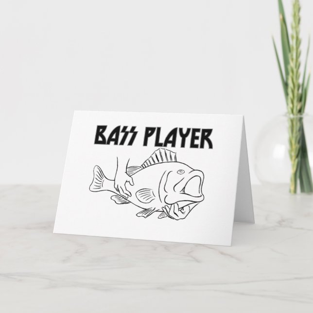 Bass Player Kort (Framsida)