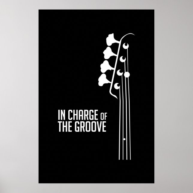 Bass Player med ansvar för Groove Poster (Framsidan)