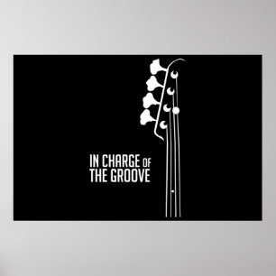 Bass Player med ansvar för Groove Poster