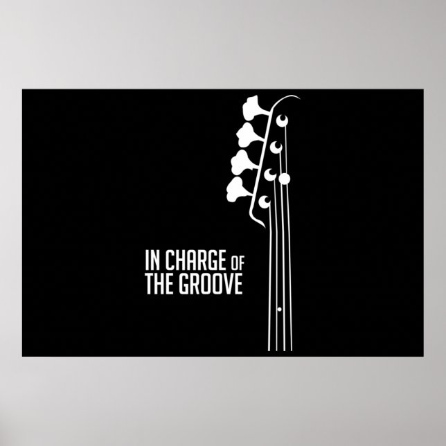Bass Player med ansvar för Groove Poster (Framsidan)