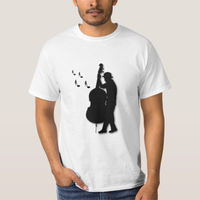 Bass Player Musician  T Shirt (Framsida)