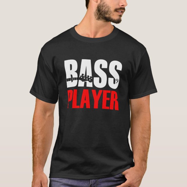 Bass Player T-Shirt Black (Framsida)