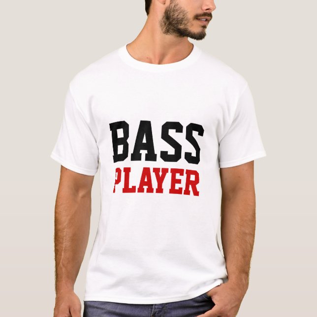 Bass Player Tee Shirt (Framsida)