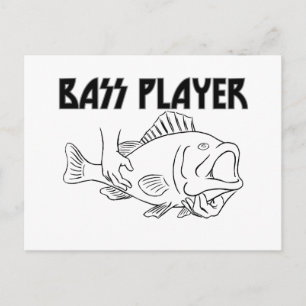 Bass Player Vykort